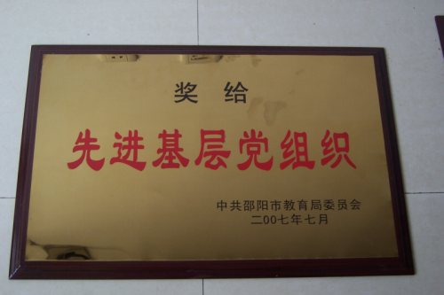 2007年邵阳市先进基层党组织<br><img src=/oa/zs/2007年邵阳市先进基层党组织.jpg width=600>